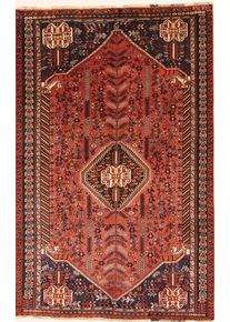 Gashghai Tappeto persiano 240x160 Rosso (Iran) Annodato A Mano