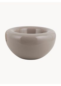 Kristina Dam Ručne fúkaná dekoračná miska Opal, Ø 25 cm Šedá Sklo Ø 25 x V 13 cm