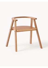 nobodinoz Børnestol Growing Green af egetræ Beige Træ, Massivt træ B 45 x D 39 cm