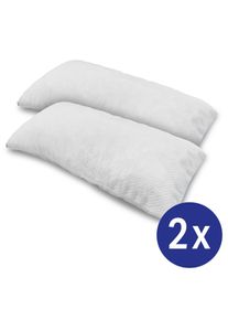 2 x Dream visco neck support pillow 40 x 80 cm