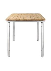 Mesa Bolero Quadrada de Madeira de Freixo 4 Pernas 70Cm