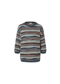 Tchibo - Sweter z dzianiny - dla pań - rozmiar XS 32/34 - kolor: brązowy/niebieski