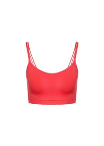 Tchibo - Bezszwowy biustonosz gorsetowy z koronką - dla pań - rozmiar S 36/38 - kolor: czerwony
