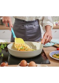 Tchibo - Łopatka do jajek i naleśników - kolor: żółty/niebieski