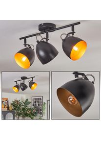 hofstein Bjedstrup Plafonnier, Spot de plafond Noir, 3 lumi&egrave;res