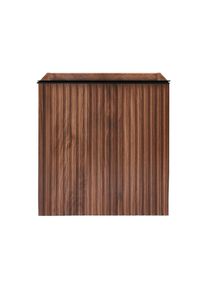 Belvit Waschtischunterschrank 40x50x22,3cm MDF Nussbaum Türanschlag