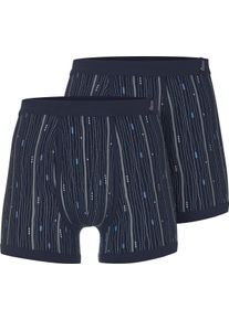 Herr Boxerkalsong marin, tryckt Größe 14