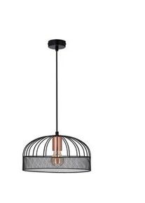 Hängeleuchte , Schwarz , Metall , 30x100x30 cm , Lampen & Leuchten, Leuchtenserien