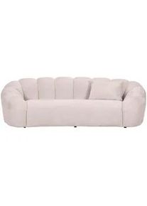 Carryhome Bigsofa , Rosa , Textil , Füllung: Schaumstoffflocken , 248x78x112 cm , Rücken echt , Wohnzimmer, Sofas & Couches, Sofas, Textilsofas