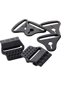 POD KX 2.0, set di clip e passanti per cinghie , colore: Nero , dimensione: Taglia unica
