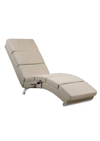 Casaria Relaxliege London Sand mit Massage- & Heizfunktion
