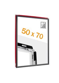 1 Marco abatible para escaparates B2 negro, aluminio