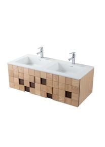 Waschtischunterschrank-Set MOVEA 120 cm Waschbecken mattweiß