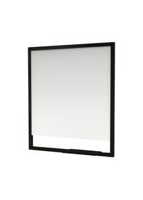 BELVIT Badspiegel 60 cm mit schwarzem Rahmen