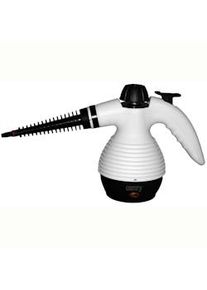Camry CR7021 Vaporeta Limpiador Vapor a Presión 3,5 Bar, Desinfección Portátil Depósito 350ml, 10 Accesorios, Blanco/Negro, 1500W