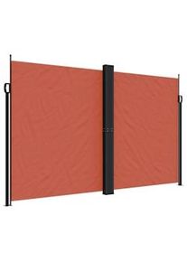 vidaXL Toldo lateral retráctil terracota 200x600 cm