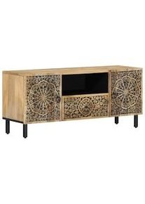 vidaXL Mueble de TV madera maciza de mango 105x33x46 cm
