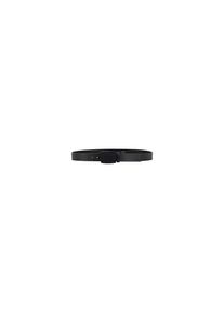 Alpha Industries, Herren, Lederg&uuml;rtel &raquo;All Black Belt&laquo;, black, black, Anker-Schnalle