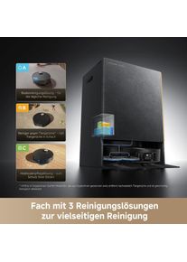 DREAME , Nass-Trocken-Saugroboter »Matrix 10 Ultra« Mop-Wechsel, drei Reinigungsmittel, überwindet Hindernisse, 30.000 Pa , schwarz