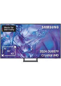 Samsung , LED-Fernseher »GU55DU8579U« 138 cm/55 Smart-TV Crystal UHD, Q-Symphony,3D Dolby Surround Sound, HDR10+, Smart-Hub , schwarz , Object...