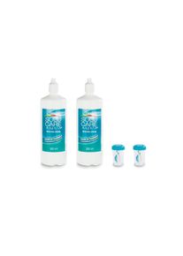 SOLO-care AQUA (2x360ml Kombilösung + 2x Behälter) | Kombilösung | Kontaktlinsenpflege