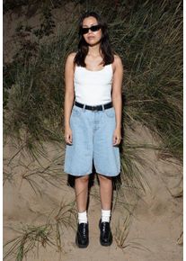 Dr. Denim - Bella Short Stream Light Retro - Szoty - niebieski - W30 - 100% bawełna,Dżinsowa