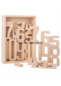 Sumblox Number Building Blocks Wooden Digital Toys Baby Balance Block Toy Montessori Early Math Educational Toys for Child