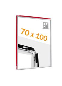 Cadre clic-clac pour vitrine B1 argent, aluminium