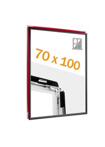 Cadre clic-clac pour vitrine B1 noir, aluminium