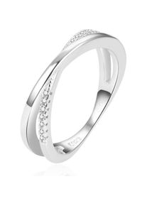 Beneto, Ring, Charming double ring made of silver AGG225 - Circuit: 54 mm (L), (54, 925 Silber)
