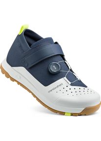 crankbrothers, Herren, Veloschuhe, Mallet Trail Schuh, Boa, navy/grey/gum, 46 (EU) 12 (US) (46), Blau