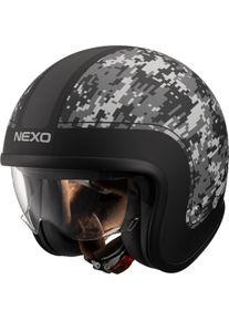 Nexo Jethelm Urban Style II Camo Dekor #24 S - Helme & Brillen - Café Racer Helme & Brillen - Café Racer Jethelme