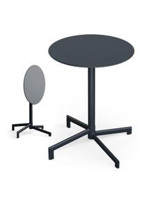 Blumfeldt UrbanEdge bisztr&oacute; asztal, b&aacute;rasztal, 60 cm, &ouml;sszecsukhat&oacute;, porfestett, időj&aacute;r&aacute;s&aacute;ll&oacute;