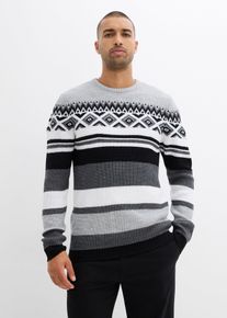 Maglione norvegese, Nero, Taglia 56/58 (XL), bonprix