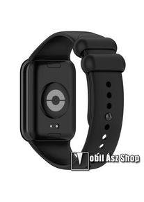 Xiaomi Smart Band 9 Pro, 8 Pro, Redmi Watch 4, Okosóra szíj, Szilikon, 128+100mm hosszú, Fekete