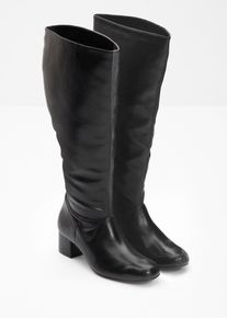 bonprix Weitschaftstiefel, schwarz