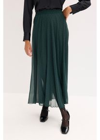 bonprix Femei Fustă din șifon, verde, 42