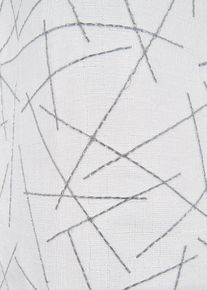 bonprix Perdea scurtă cu broderie lucioasă, alb, &Icirc;/Lă: 30/115 cm