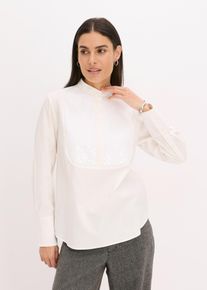 bonprix Dámska Tunika s flitrami, biela, 46