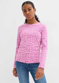 bonprix Bluzka z długim rękawem z czystej bawełny organicznej (3 szt.), zielony, 128/134