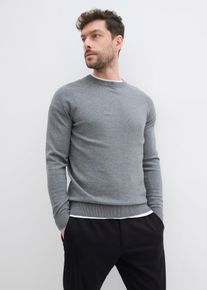 bonprix Feinstrickpullover aus reiner Baumwolle (2er Pack), schwarz, Gr.48/50 (M), Pullover 2er Pack mit Raglan-&Auml;rmeln, aus 100% Baumwolle