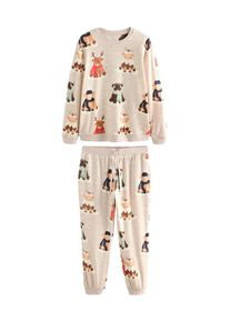 next Dlh&eacute; pyžamo Muži b&eacute;žov&aacute; XL