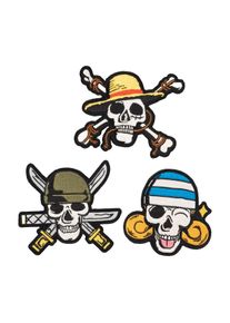 One Piece - Skull Patches 3-Pack