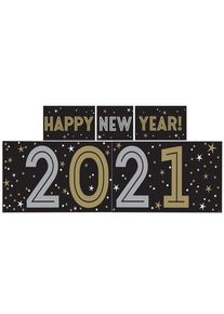 Amscan Toile de fond murale Happy 2021