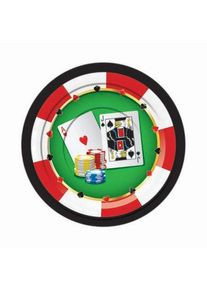 Bristol 8 assiettes Casino Club 17cm