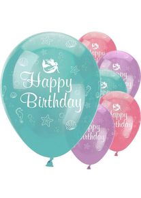 6 ballons sir&egrave;ne 30cm