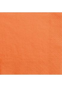 partydeco 20 serviettes Scarlett orange 33cm