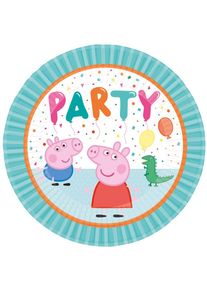Amscan 8 assiettes en carton Peppa Pig 23cm