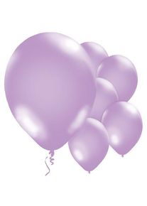 Amscan 10 ballons violets métalliques 28cm