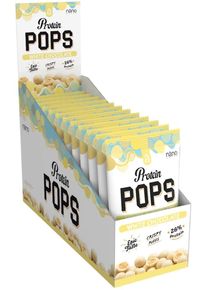 Nanosupps Protein Pops, 12 x 38 g Packung, White Chocolate